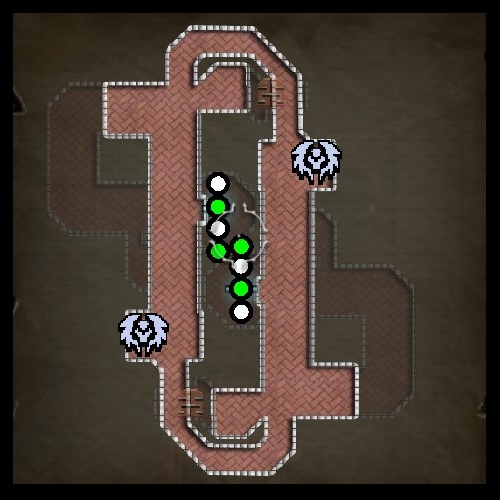 Twisted Halls Lower Map